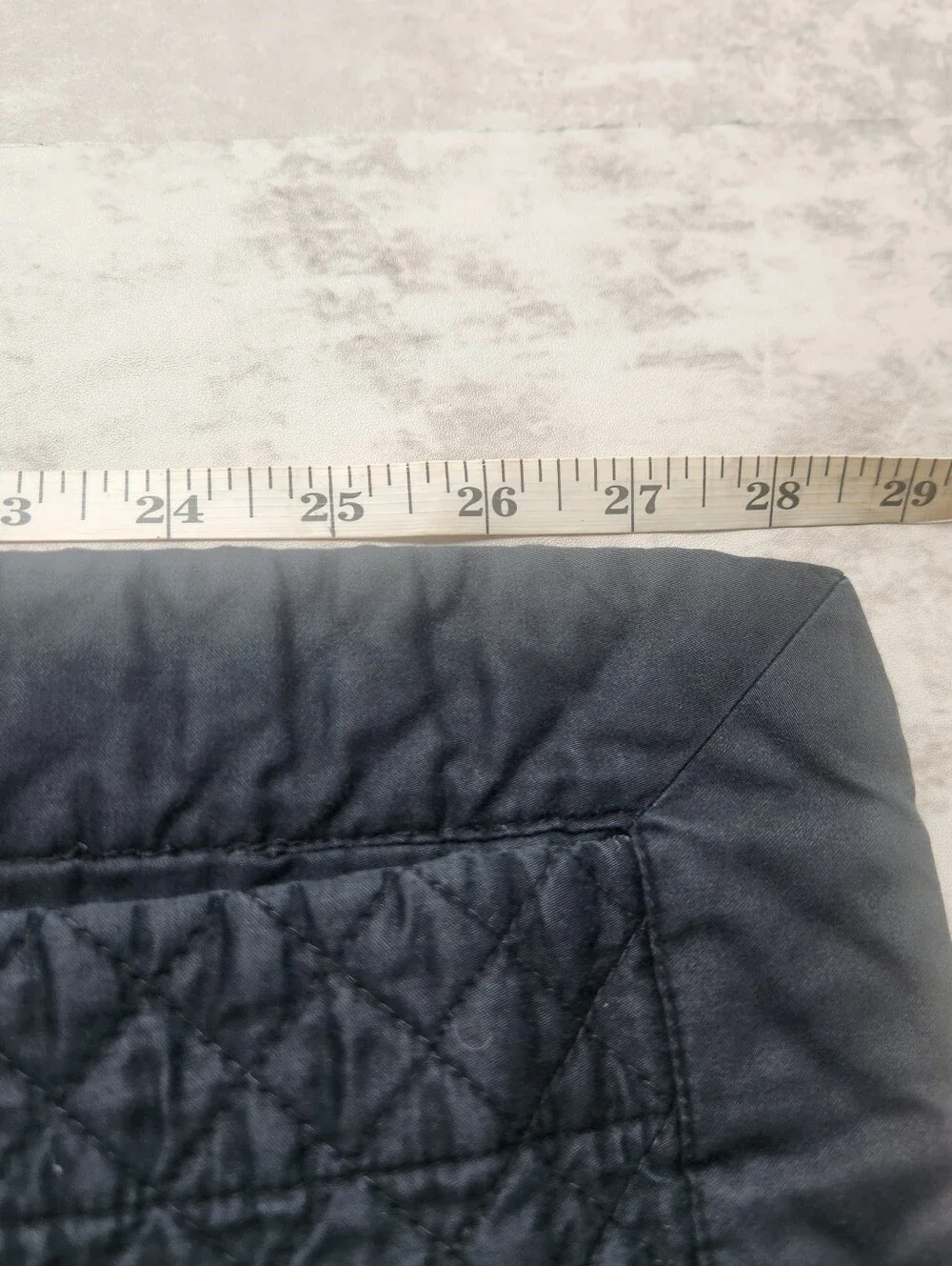 Ralph Lauren Euro Sham 2PC Set Black Diamond Quilt 28